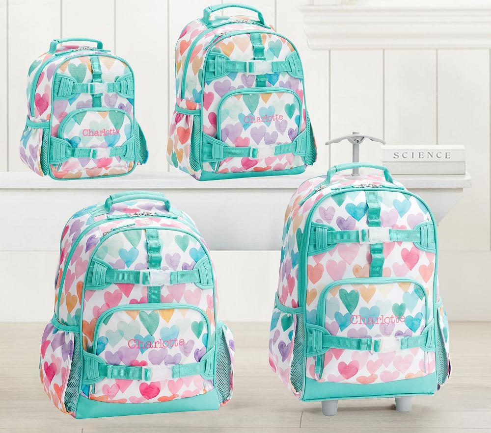 Mackenzie Rainbow Hearts Backpacks